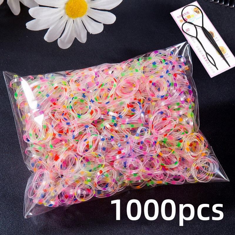 Одноразовые резинки для младенцев, милые дети, без вреда для волос, маленькие резинки для завязывания волос, аксессуары для волос, повязки на голову, петли для волос.