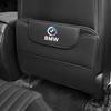 Leather Car Anti-Kick Mat With Storage Bag Auto Accsesories For BMW 50th Anniversary Edition E46 E53 E90 E60 E93 G01 G20 X3 F30