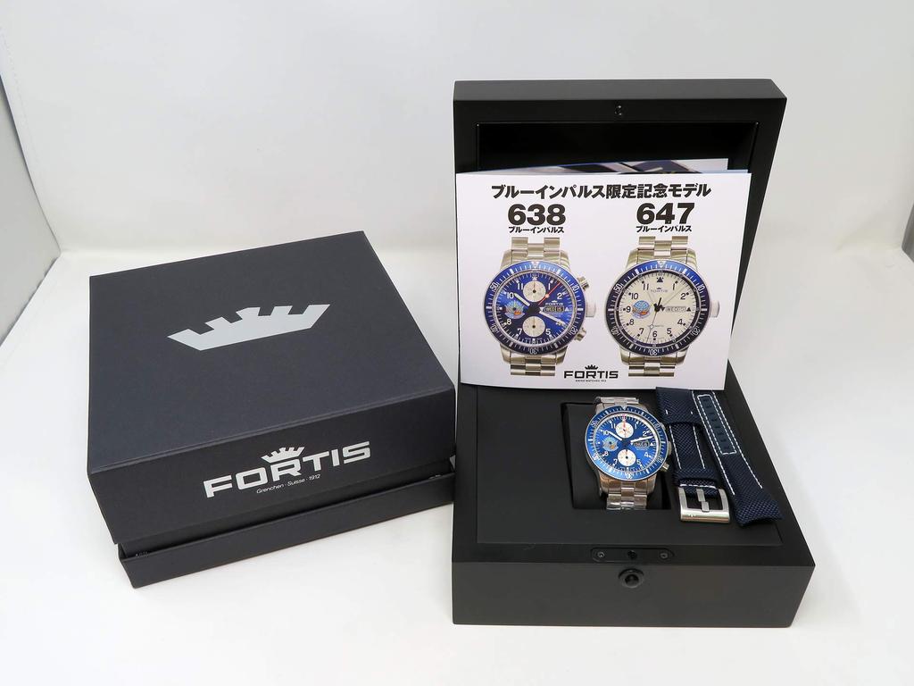 Fortis Official Cosmonaut Day Date 647 Blue Impulse Лимитировано 50 экземплярами на Гарантии [Оригинал] B-42 647.10.11M.BI, Япония, 2-летняя от производителя