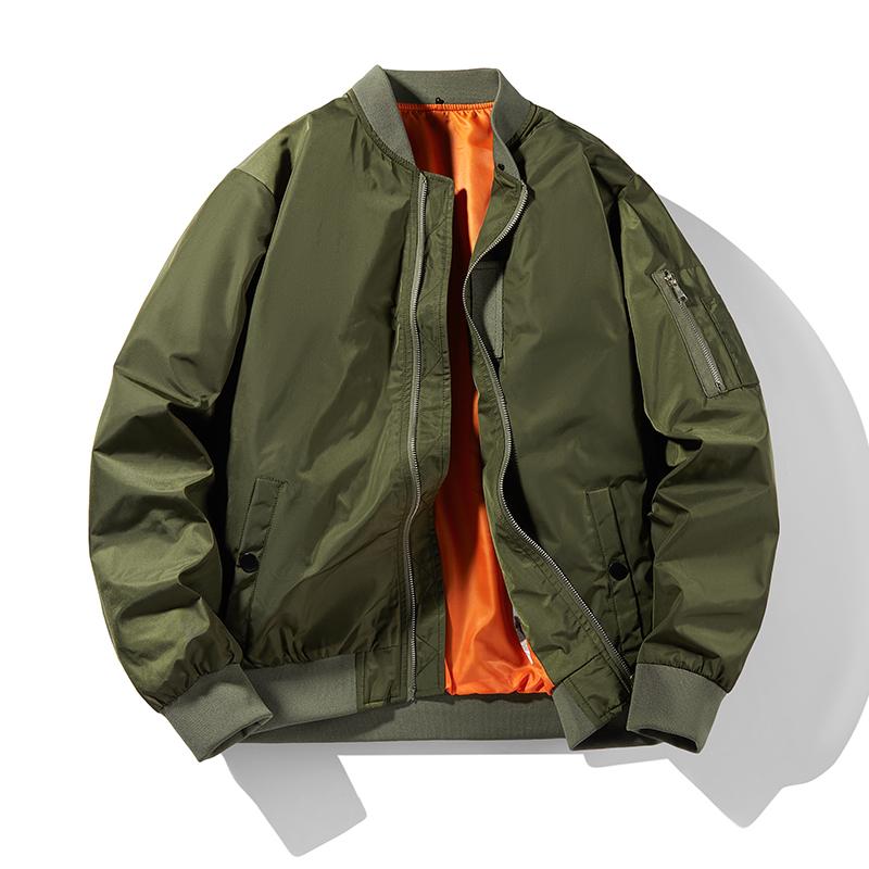 Мужская куртка-бомбер Slim весна осень R Мужская верхняя одежда Pilot Air Bomber Jackets and Coat Male