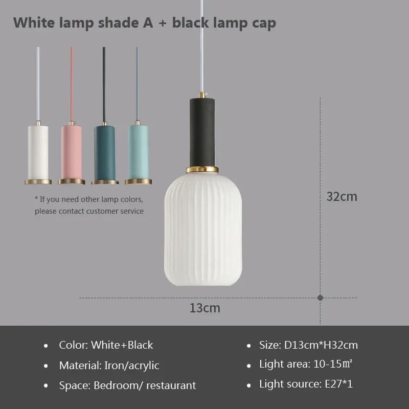 Винтажный витражный подвесной светильник, скандинавская креативная люстра, обеденный стол со светодиодами для гостиной, прикроватная лампа, украшение дома