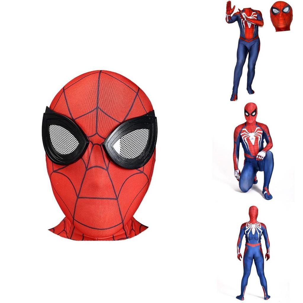 Костюм для косплея Человека-паука от Insomniac для PS4, 3D-принт, взрослый детский костюм Спайди зентай с изысканным исполнением и дышащим материалом лайкра