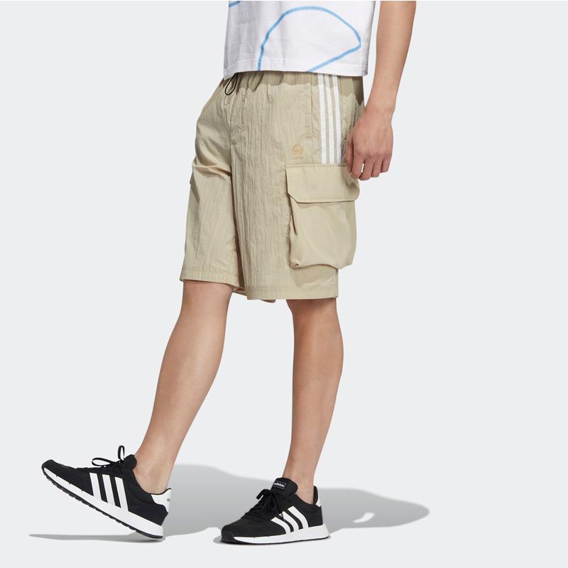adidas Мужские шорты в стиле Neo Casual, хаки, средняя посадка, HN9995