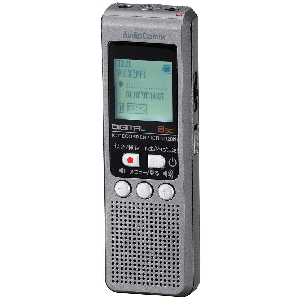Ohm Electric IC Recorder ICR-U128N