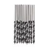 10Pcs High Carbon Steel Woodworking Twist Drill Bit Wood Drills with Center Point 3mm Diameter For Woodworking