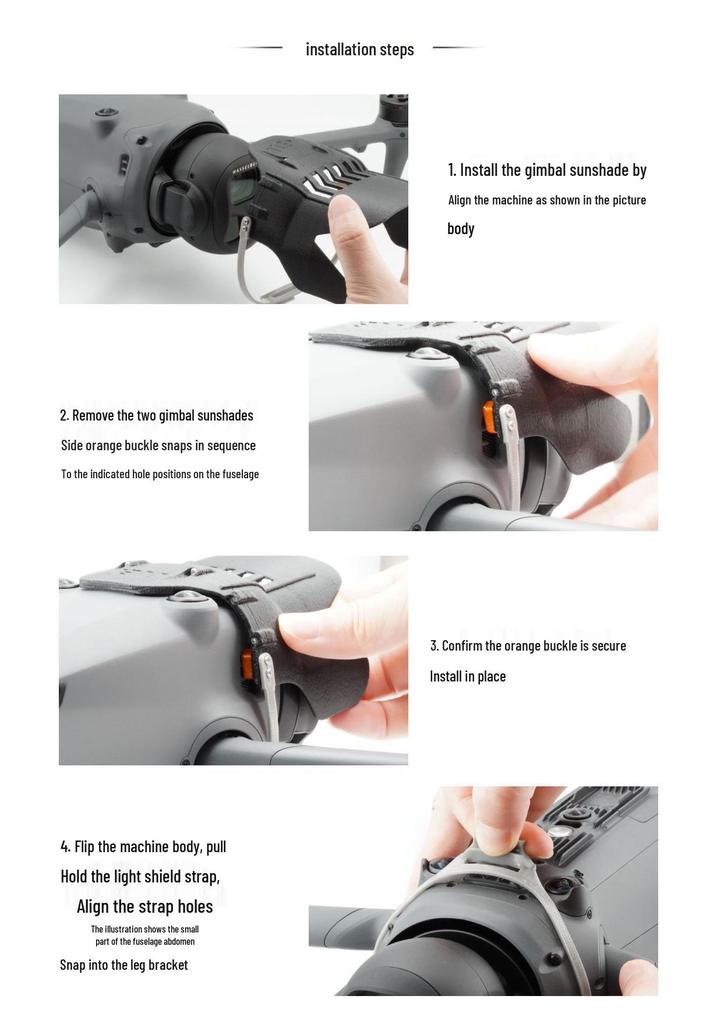 Sunshade/Protector for DJI Mavic 4 Pro Gimbal