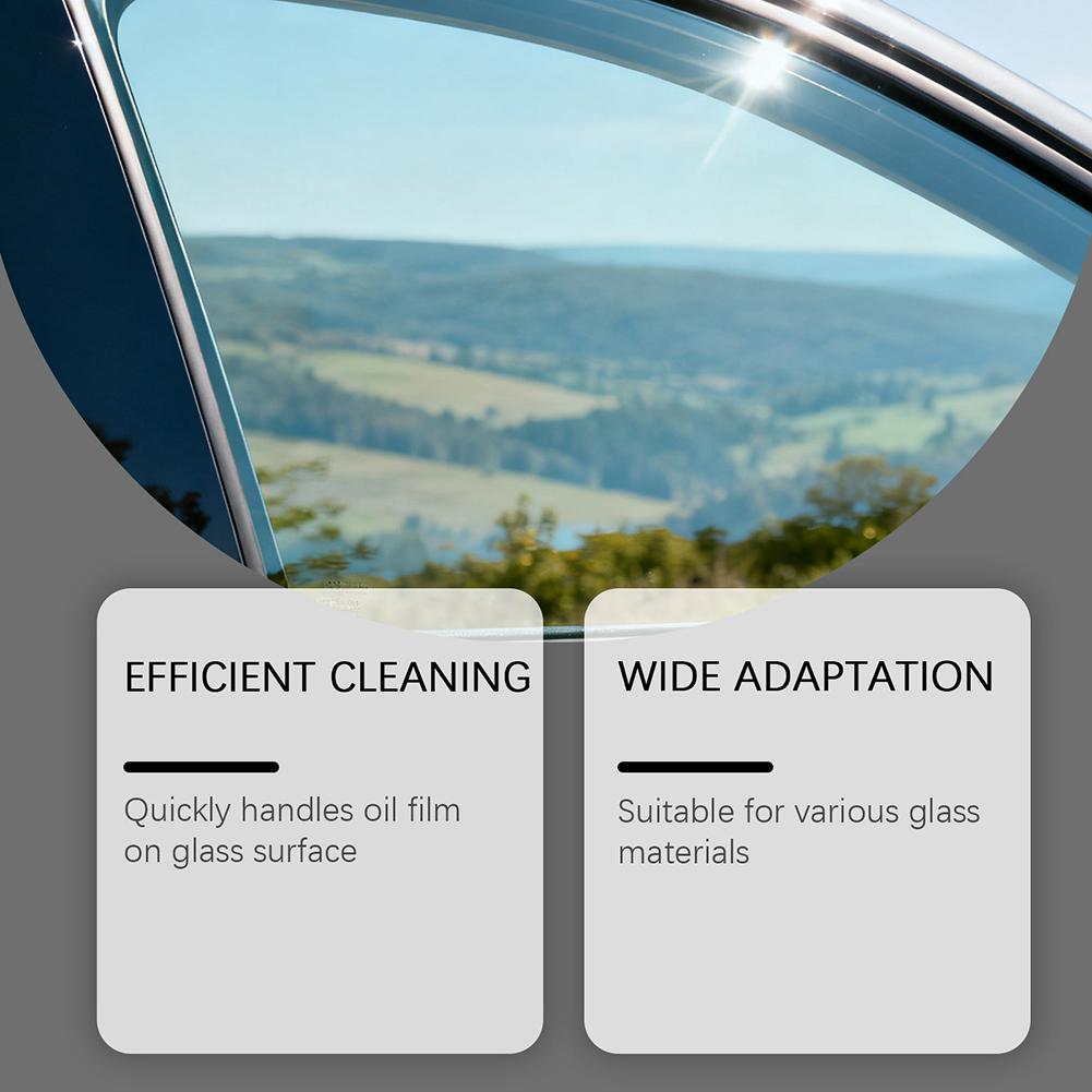 Windshield Oil Film Remover And Brightener Enhances Driving Visibility & Safety. Car Detailing Essential Tool