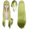 100cm Fate Grand Cosplay Enkidu Wig Green Long Straight Wigs for Cosplay Anime Wigs Heat Resistant Synthetic Wig Halloween