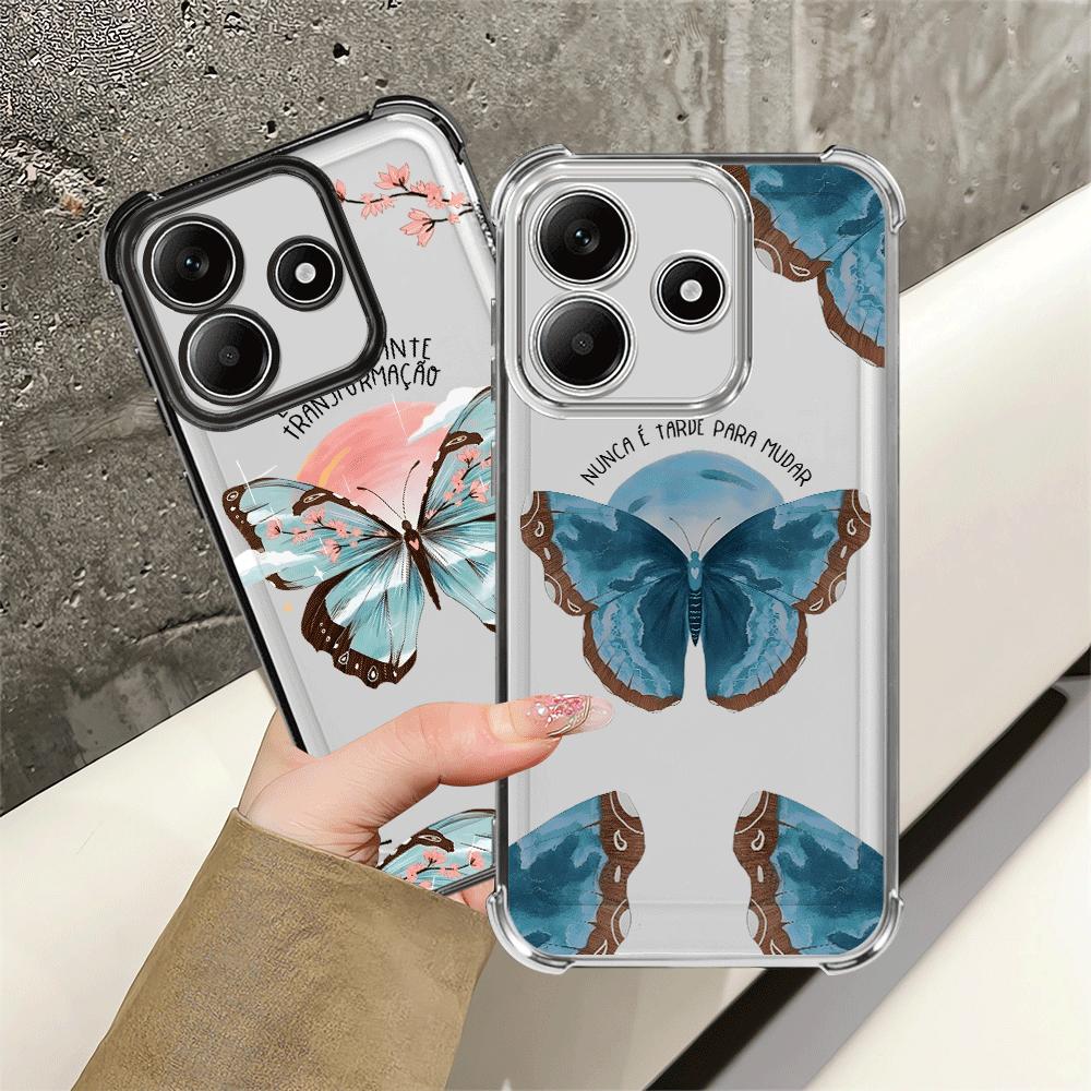 Creative Butterfly Art Case for Redmi Note 14 Pro Plus 11s 11 10 Lite 13C 12 9 Pro Note 13 A3 A5 K80 Phone Cover