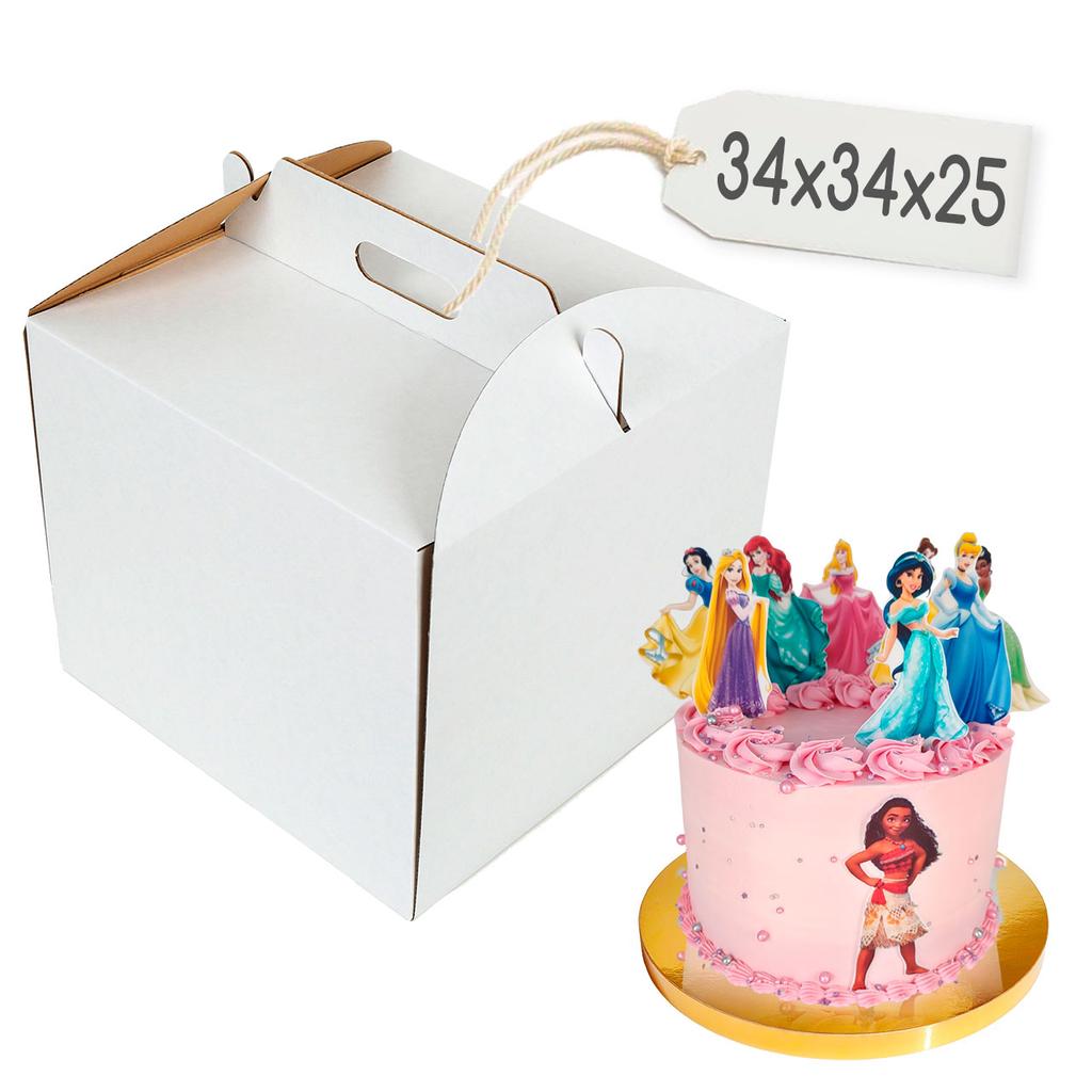 Cake Box 28×28×25 White Brand4Cake