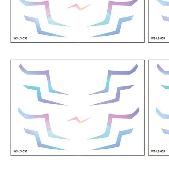 Yousheng 4 шт. Временные татуировки K-Pop, тату-наклейки для ролевых игр, водостойкий боди-арт, реалистичные, для вечеринок, косплея, костюмированные реквизиты