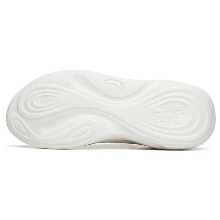 Anta Tide Worship 2.0 Удобные спортивные дышащие повседневные туфли с низким верхом Мужские кроссовки Белые Серебристые 912218835-2