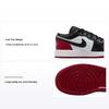 Детские кроссовки Air 1 Low GS Bred Toe 2.0 White Varsity-Red Black 553560-161