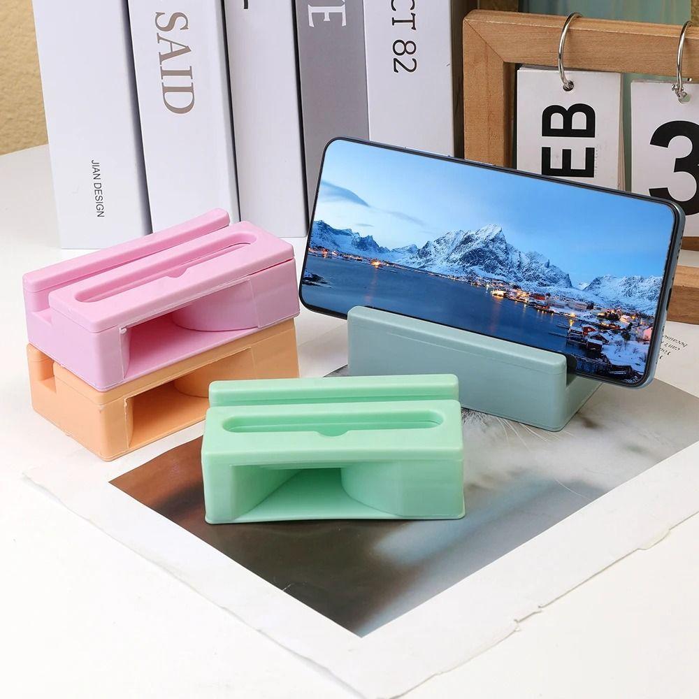 Plastic Cell Phone Stand Vertical Phone Stand Sound Amplifier Mobile Phone Accessories