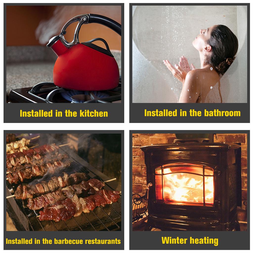 Wi-Fi детектор дыма умный датчик пожарной сигнализации беспроводная система безопасности Smart Life Tuya управление через приложение