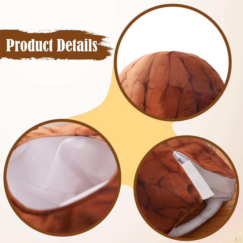 Шляпа-грецкий орех Мультяшная Косплей Мягкая Шапка для Празднования Мероприятия Фестиваля