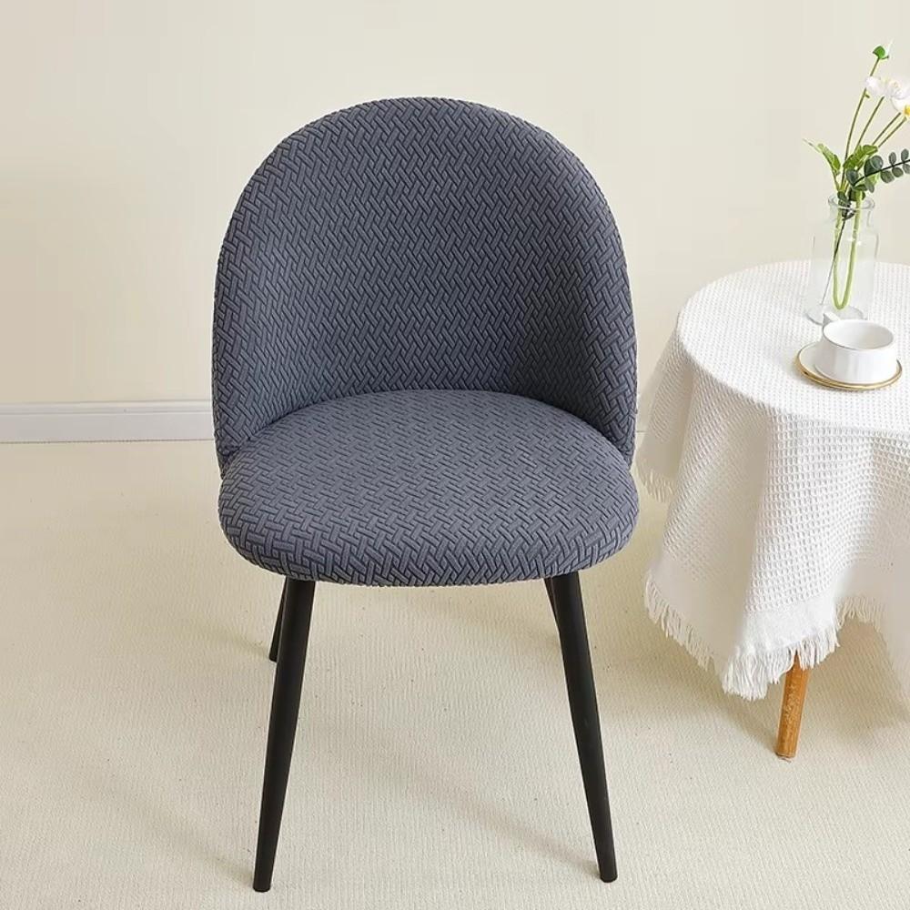 Curved Integrated Seat Cover Elastic Duckbill Stool Slipcover for Home Banquet Wedding