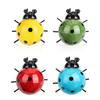 Mini Metal Ladybug Beetle Fence Hanger Wall Hanging Ornament Statue Outdoor Patio Garden Figurine Sculpture For Home Decor