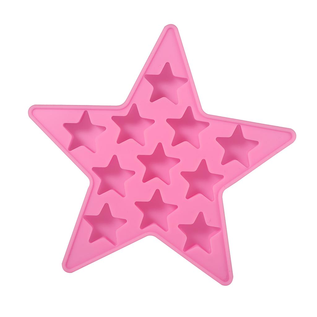 1x Форма для льда в виде пятиконечной звезды, крутая силиконовая, для заморозки, инструменты для клуба, бара, вечеринки