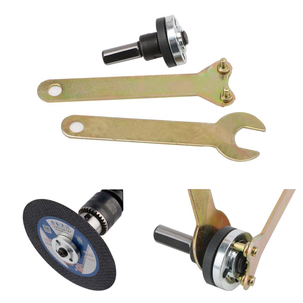 For Cutting Disc Polishing Wheel 1 set 10mm Electric Drill Conversion Angle Grinder Metals Handle Holder Adapter Connecting Rod