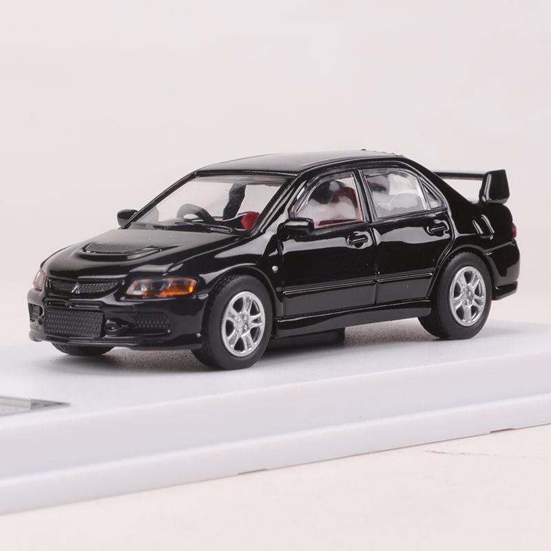 1:Коллекция украшений - модель автомобиля из сплава Mitsubishi Lancer EVO IX в масштабе 1/64