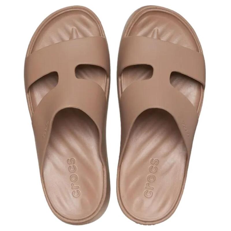 Crocs Модные и Минималистичные Тапочки с Темпераментом Нескользящие Амортизирующие Женские Коричневые