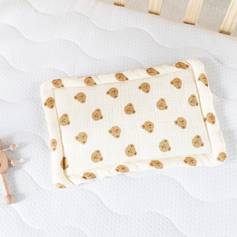 Детская многофункциональная подушка из чистого хлопка, дышащая, легкая, впитывающая пот, подходит для домашнего использования, детского сада и путешествий.