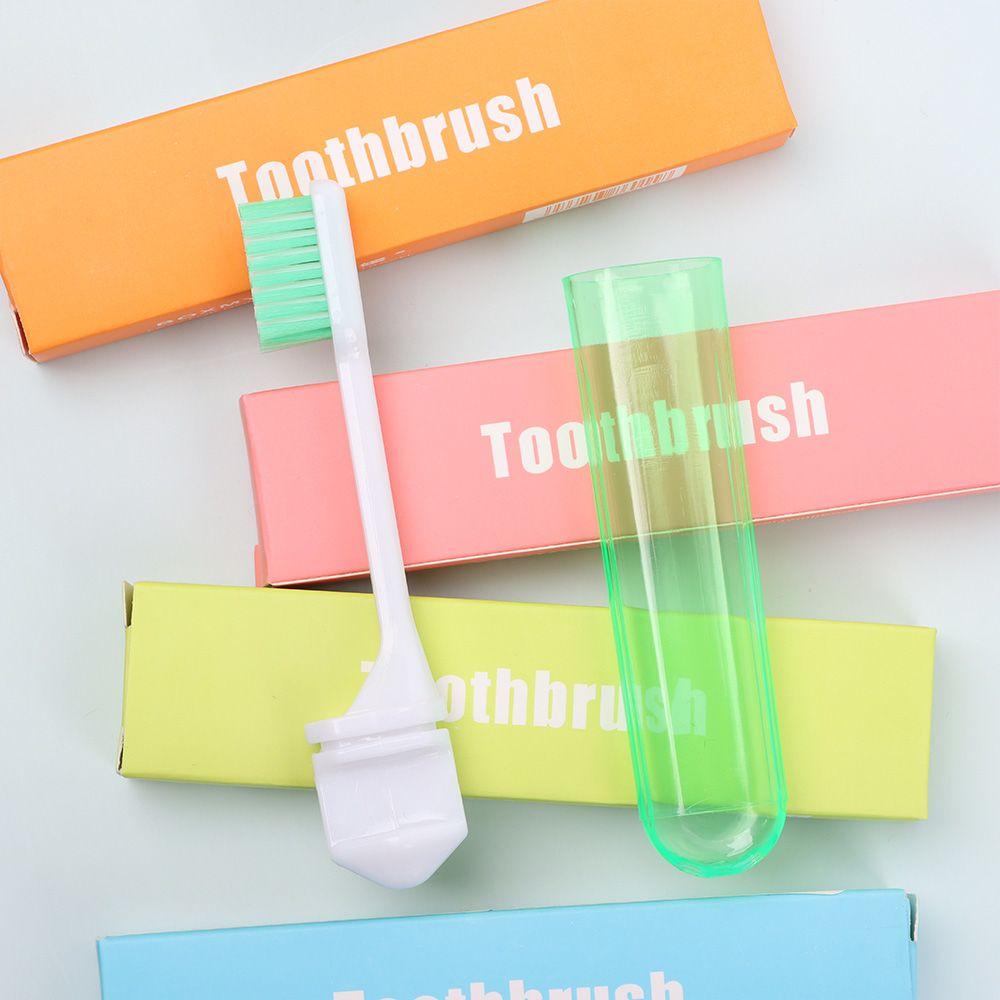 Health Travel Camping Portable Oral Cleaning Business Trip Outdoor Tooth Brush Folding Toothbrush