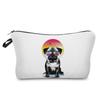 Women Dog Print Cosmetic Bag Toiletries Organize Travel Storage Case 6420