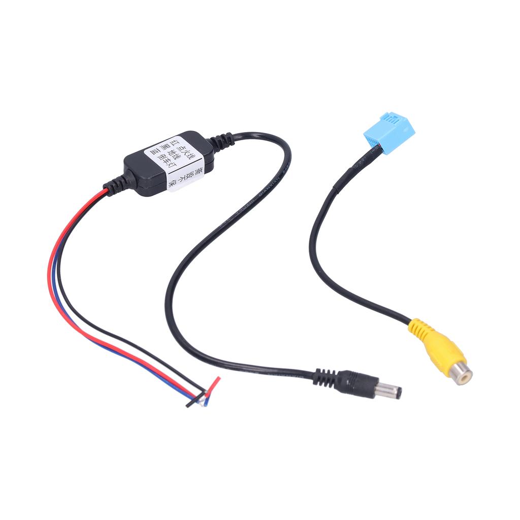 Car Relay Filter Rear View Camera Timer Delay with Reversing Adapter Cable Fit for RCD330G