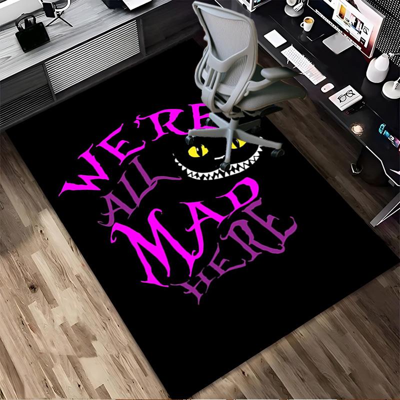 Alice'S Quote Living Room Nonslip Area Rug Soft Carpet For Bedroom Game Playroom Sofa Office Home Decor Doormat Christmas Gift C922415