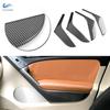 Для VW Golf 6 MK6 2010 2011 2012 2013 подлокотник внутренней двери панель ручки полоски крышка ABS углеродная текстура внутренние аксессуары