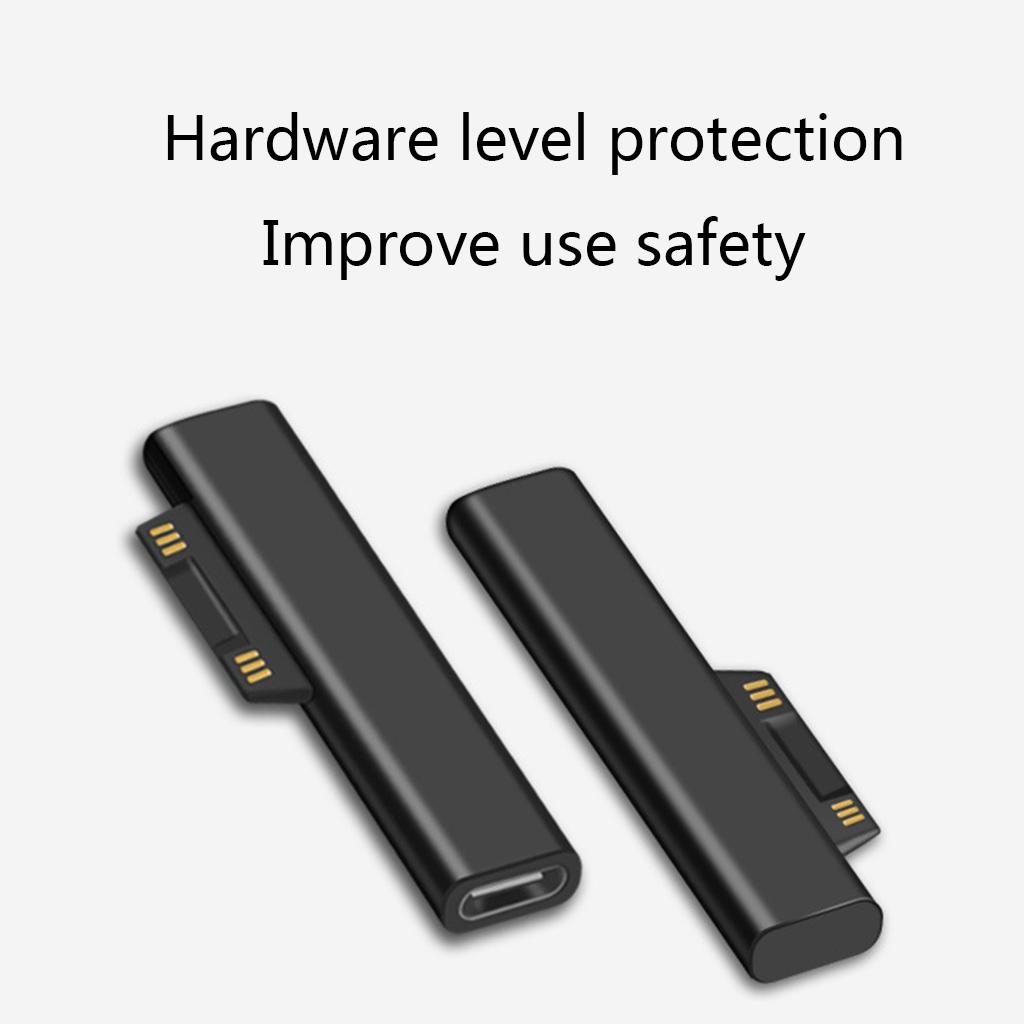 Магнитный адаптер питания USB Type C для преобразователя головки USB C Female для Surface Pro 3 4 5 6 Surface Book USB C Адап