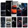 Cool Sports Car Phone Case For Xiaomi Redmi Note 11 10 9 8 T Pro 10S 5G 9A 9C 9S Soft TPU Black Cover Coque Funda