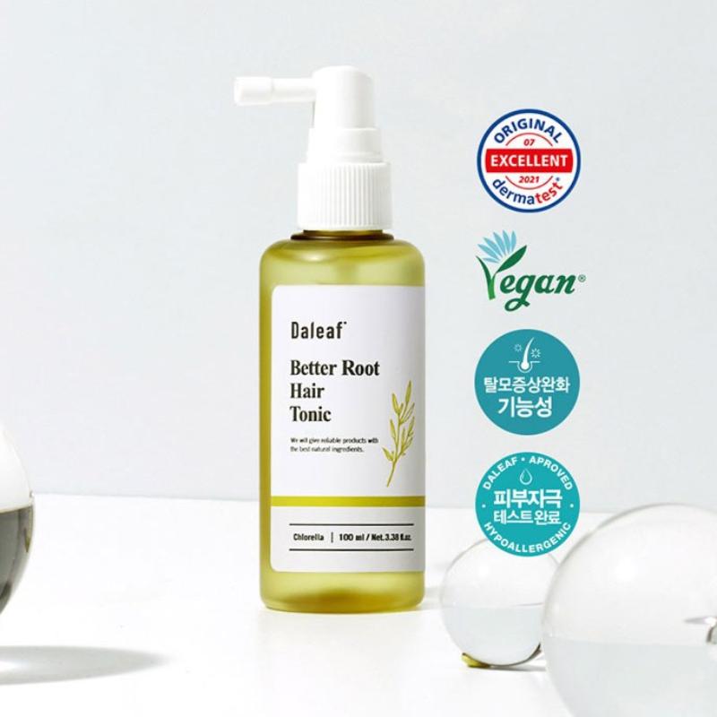 Daleaf Chlorella Better Root Hair Tonic Korea (Hair Loss, Scalp Tonic) 100ml