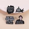 It's Ok Not To Be Ok Enamel Pin Custom Quotes Emotional Support Dumpster Fire Mental Health Brooches Lapel Badge Jewelry Gifts