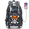 ONE PIECE Luffy School Bag Animation Peripheral Large Capacity Lightweight Backpack Junior High School Backpack Travel Bag