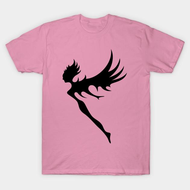 T Shirt Women Angel Harajuku Print Kawaii Tshirt Summer Short Sleeve Female T-Shirt Top Tee