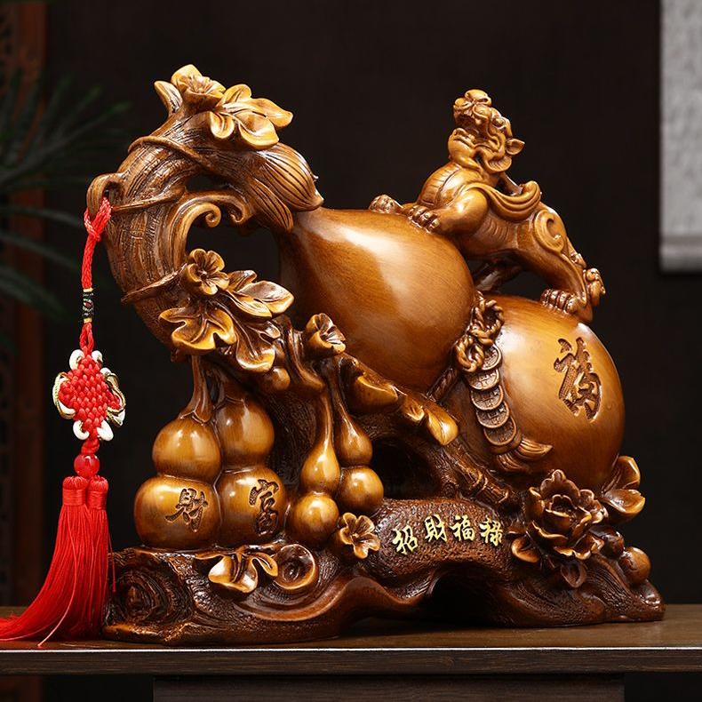 Богатство Фулу Чжаокай Тыква Украшения Pixiu Главная Гостиная Фойе ТВ Шкаф Украшения Поделки Подарок на открытие новоселья