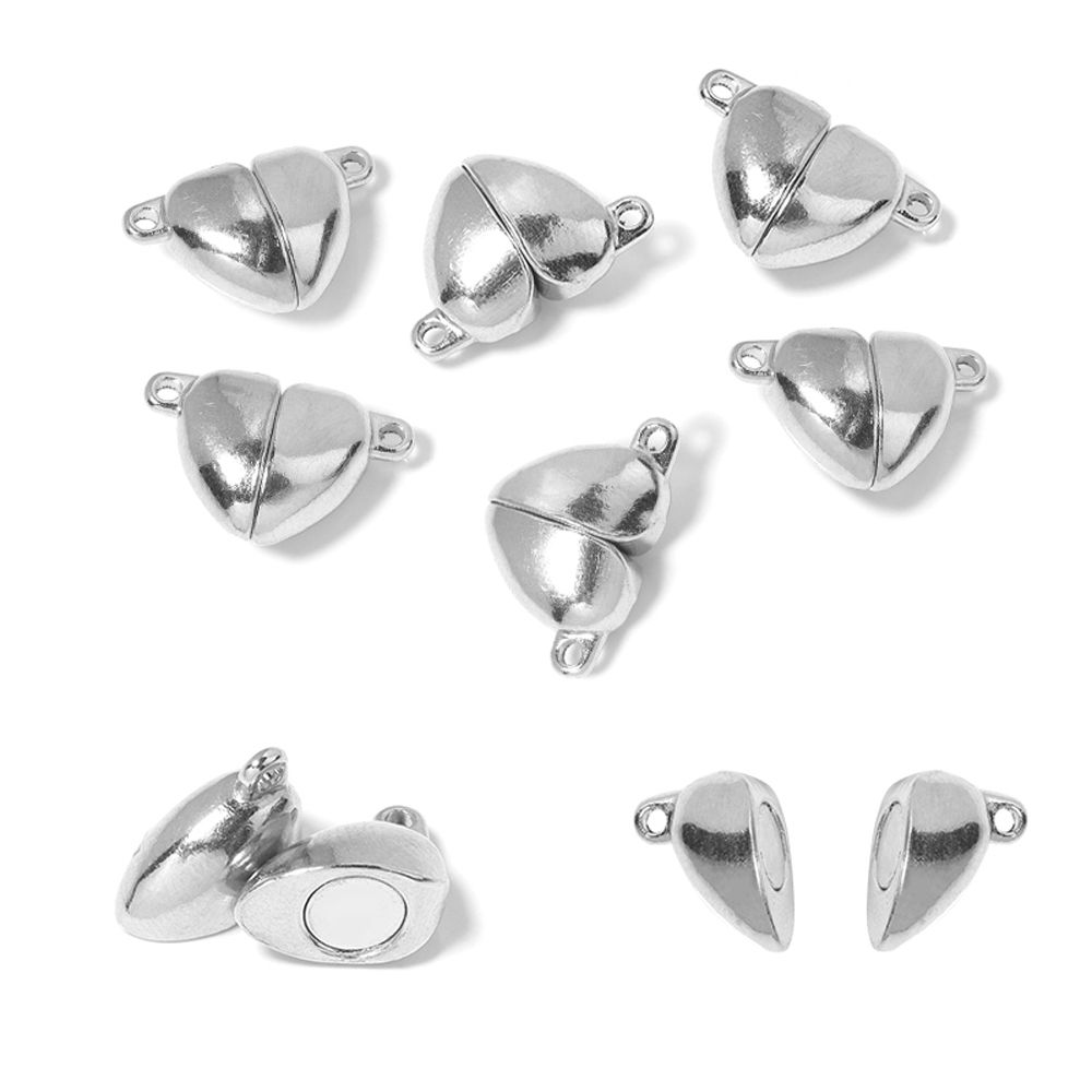 Buckle Korean Style Components Couple Jewelry Making Heart Magnet Charm DIY Jewelry Accessories