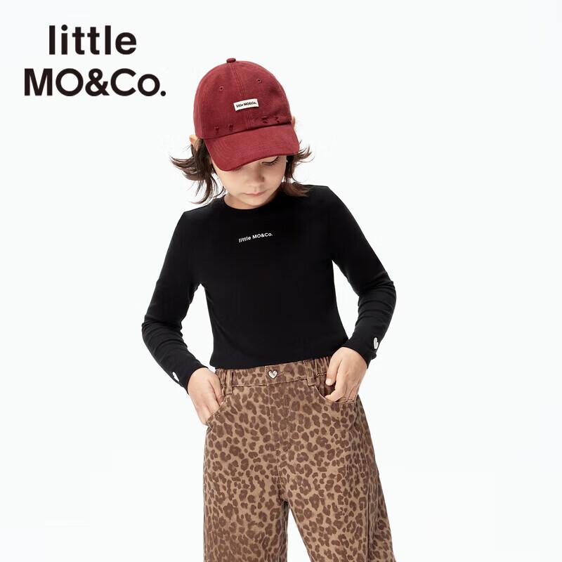 Little MO&Co. Girls' Antibacterial Heart Print Long-Sleeve T-Shirt