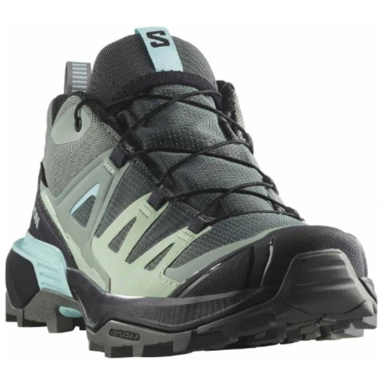 SALOMON X ULTRA 360 Нескользящие износостойкие низкие альпинистские ботинки Женские Зелено-серые L47742500