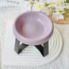 Neck Protection High Foot Cat Food Bowl Durable Cat Drinking Water Bowl Ceramic Cat Bowl Kittens Feeding Bowl Pet Supplies