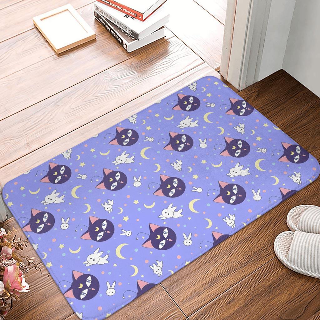 Anime Sailors Moons Doormat Anti-Slip Entrance Bathroom Kitchen Floor Door Mat  Garage Rug Carpet Footpad
