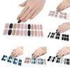 22 наклейки для маникюра на пальцы ins лак для ногтей наклейки для ногтей 3D бронзирующие водостойкие наклейки для ногтей лето