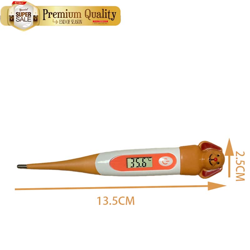 1 шт. Водонепроницаемый базальный термометр цифровой фиберный оральный подмышечный или ректальный электронный ЖК-дисплей мягкий термометр бытовой