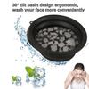 Складная чаша для ледяной ванны из АБС-пластика для охлаждения лица, эргономичная, удобная, большая складная силиконовая чаша