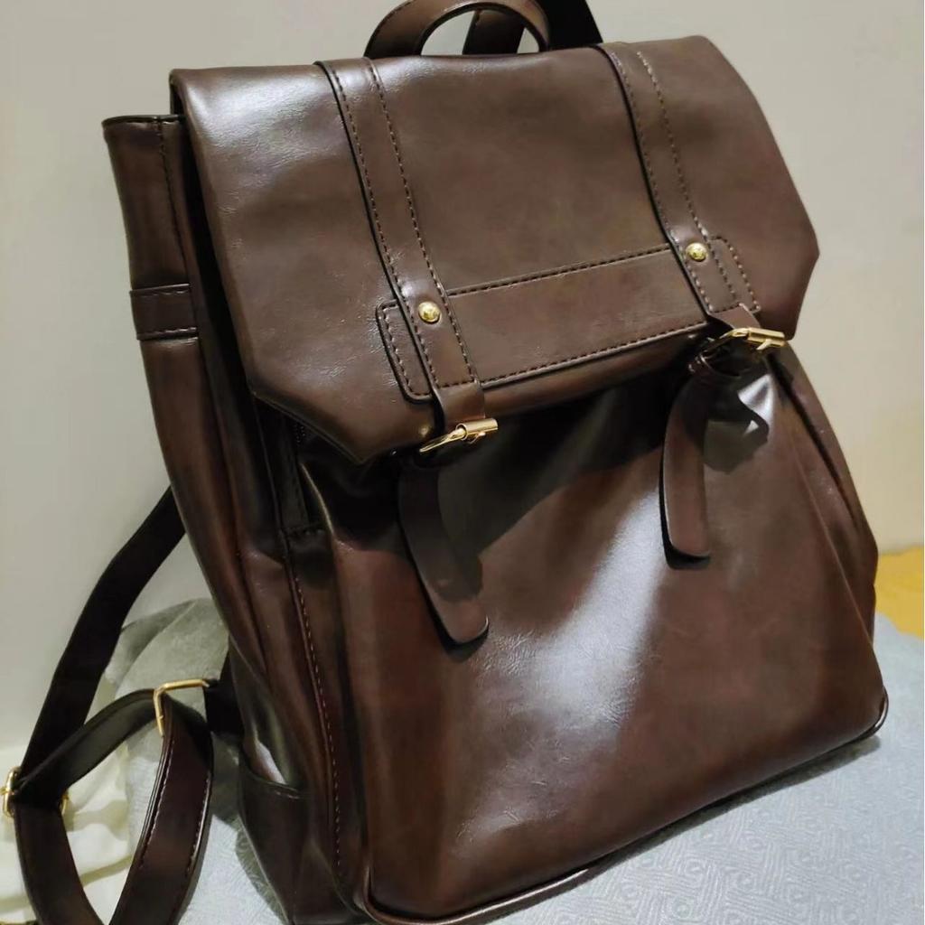 Винтажный женский рюкзак из искусственной кожи, женские высококачественные сумки для отдыха на двух плечах, модные школьные сумки в стиле колледжа