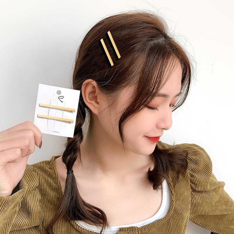 30Pcs/Set Golden Metal Hair Clips 6/7/8cm Basic Hair Pins For Women Hairpins Fashion Hair Accessories Barrette Hairdressing Tool