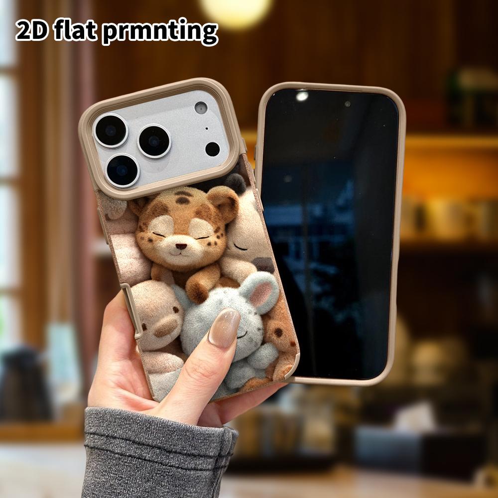 Phone Case: Lambskin 2D Flat Samsung Galaxy A34 A35 M05 M06 S20 S22 S21 FE Plus 5G Protective Case, Sleeping Together, Christmas and Halloween Gift